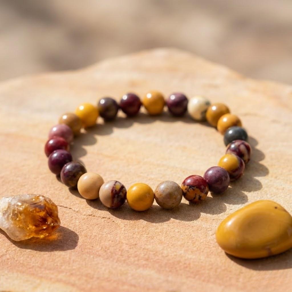 Redynasty Momentum Energy Stone Bracelet - Mookaite Jasper