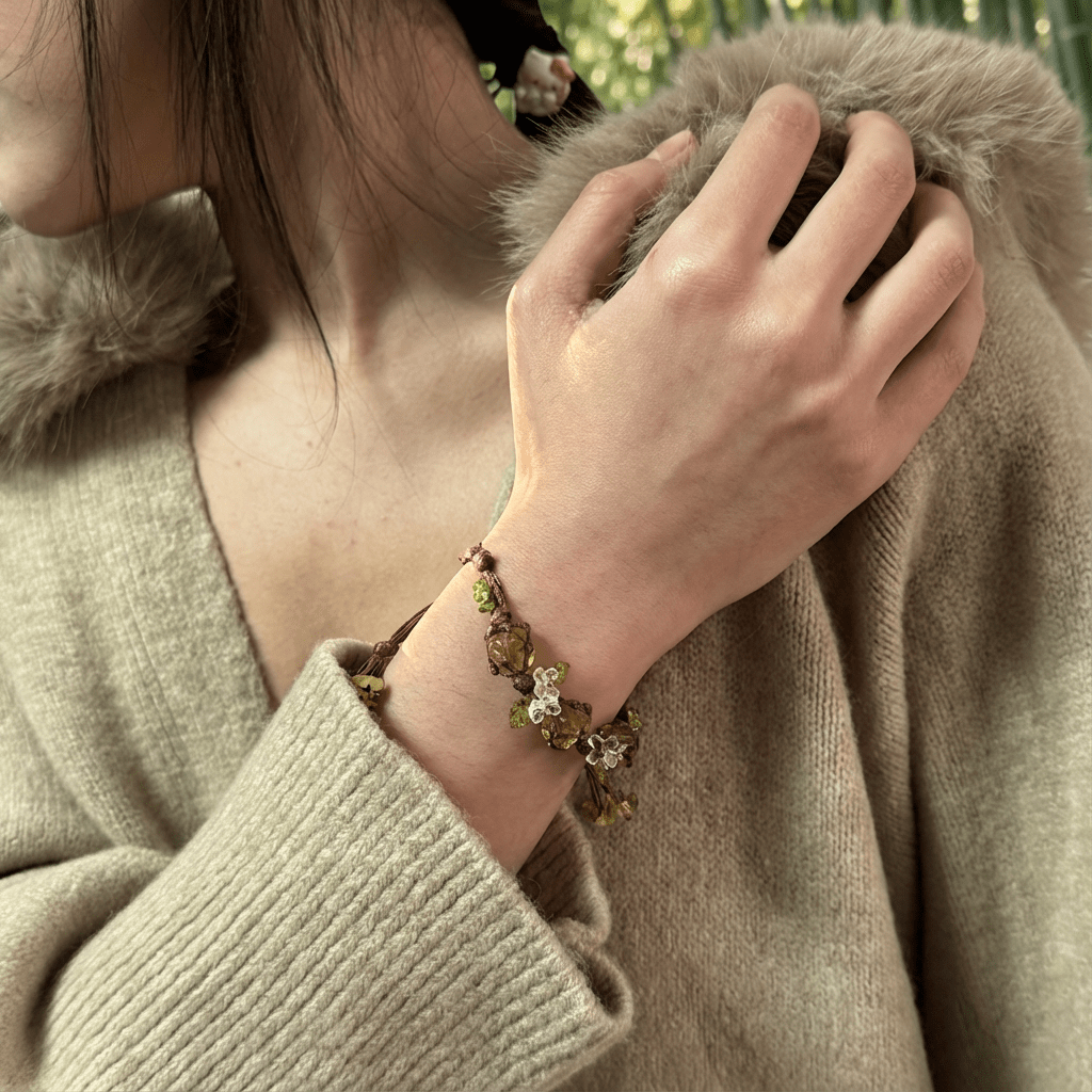 Redynasty Wood Element – Fluorite Blossom Life Bracelet