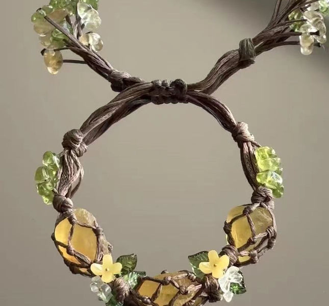 Redynasty Wood Element – Fluorite Blossom Life Bracelet