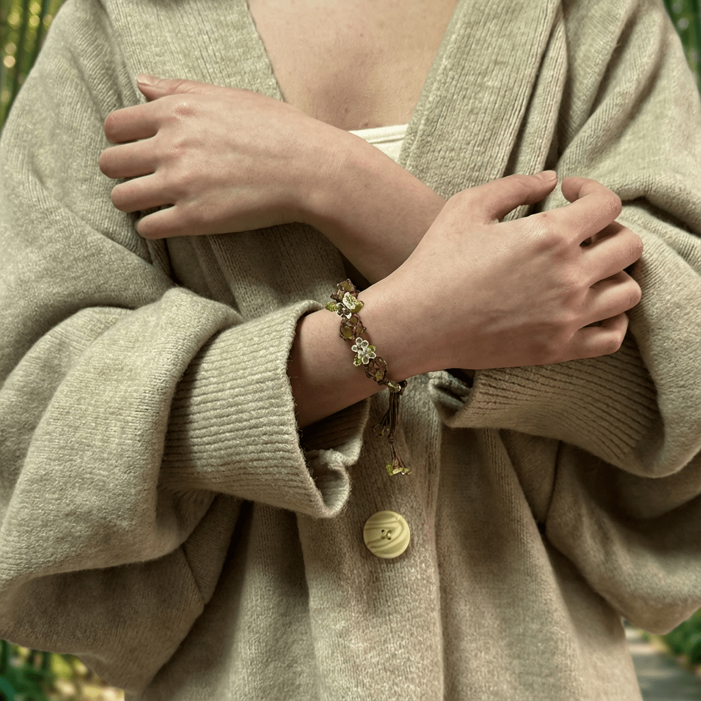 Redynasty Wood Element – Fluorite Blossom Life Bracelet