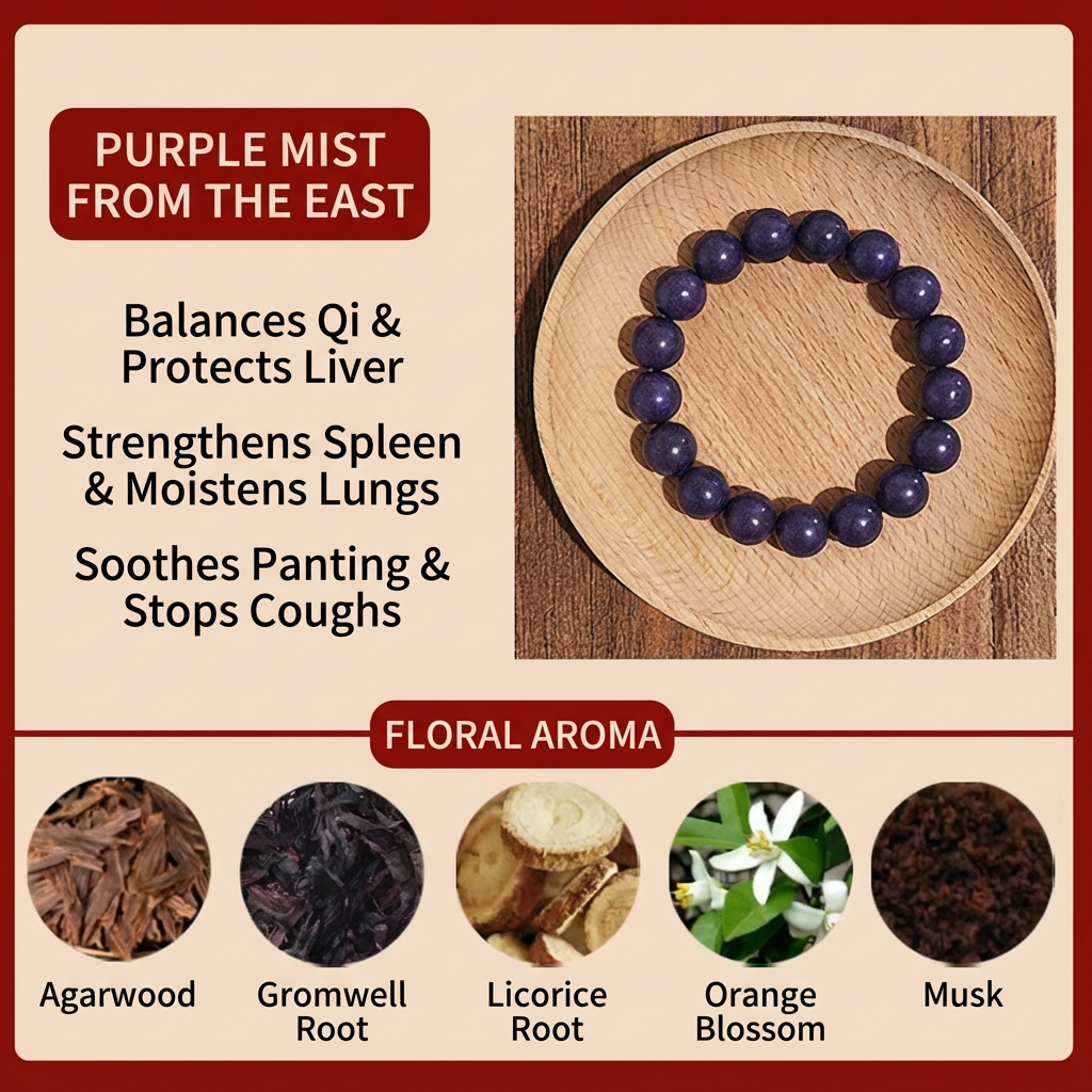 Redynasty Purple Dawn Qi Vital Energy Bracelet