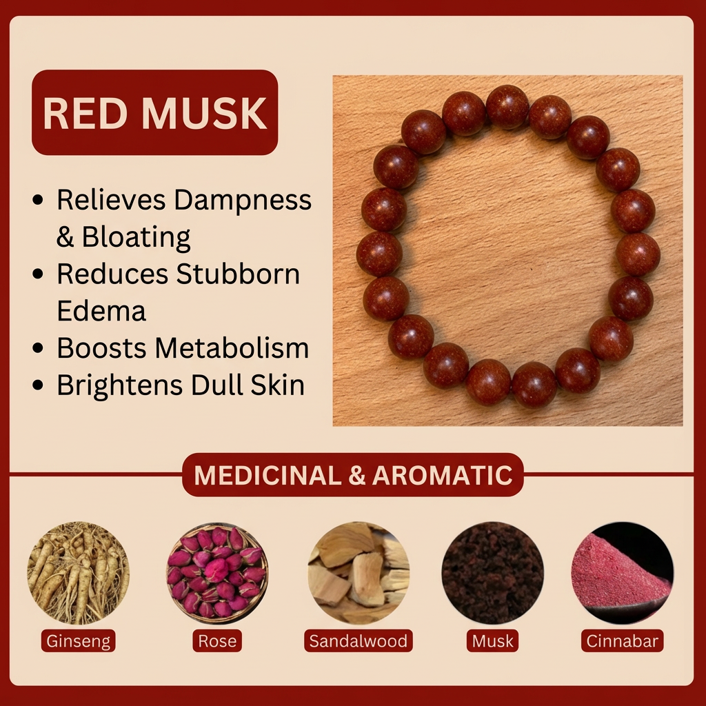 Redynasty Red Musk Vital Warmth Bracelet