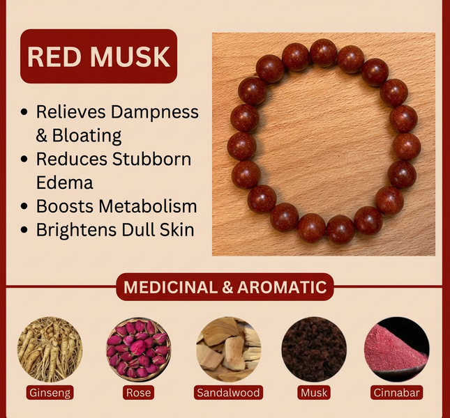 Redynasty Red Musk Vital Warmth Bracelet