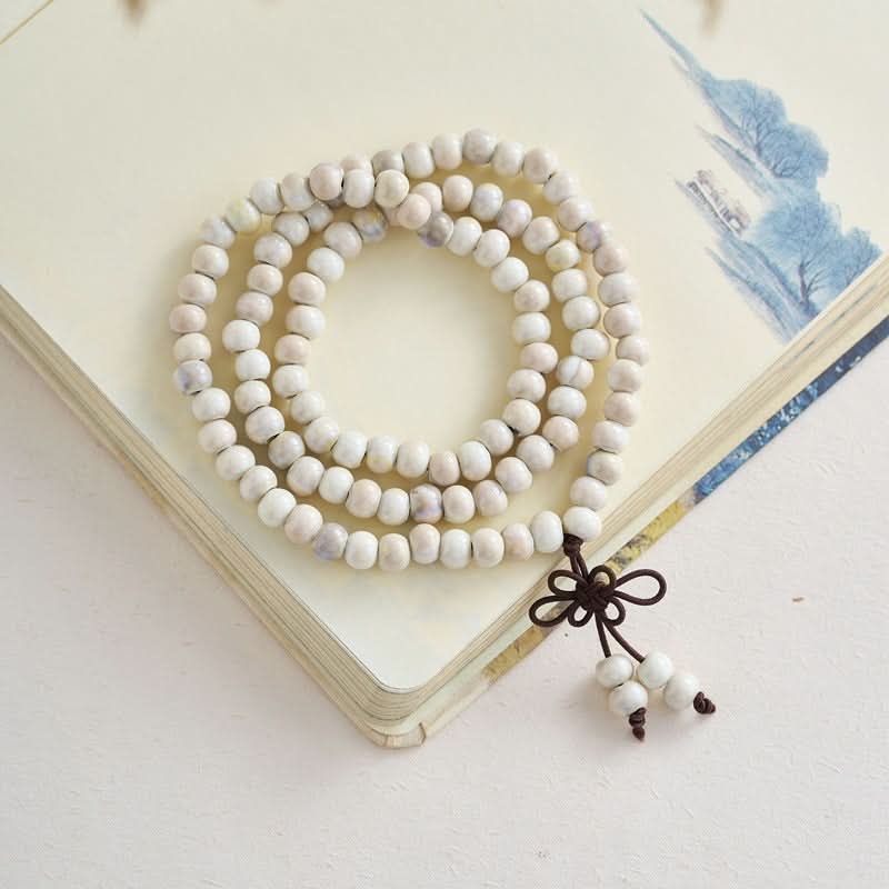 Redynasty 108-Bead Ceramic Triple-Wrap Bracelet – Jingdezhen Glaze Series