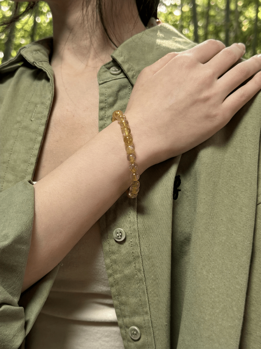 Redynasty Metal Element – Golden Citrine Fortune Crystal Bracelet
