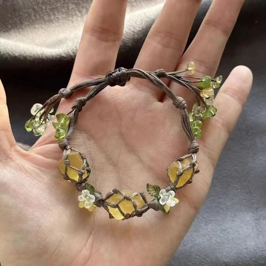 Redynasty Wood Element – Fluorite Blossom Life Bracelet