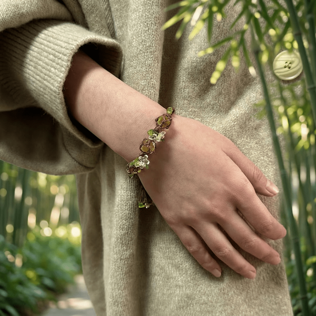Redynasty Wood Element – Fluorite Blossom Life Bracelet