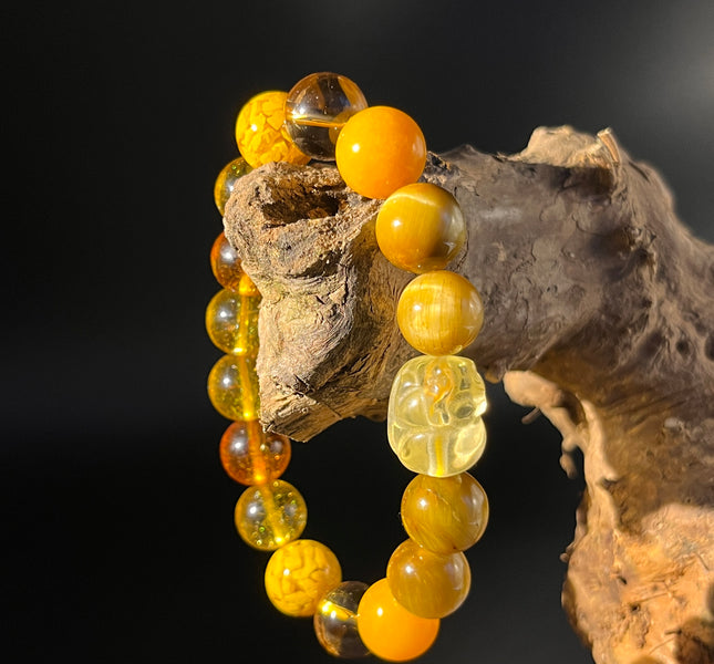 Redynasty Earth Element Pixiu Grounding Bracelet – Stability & Protection