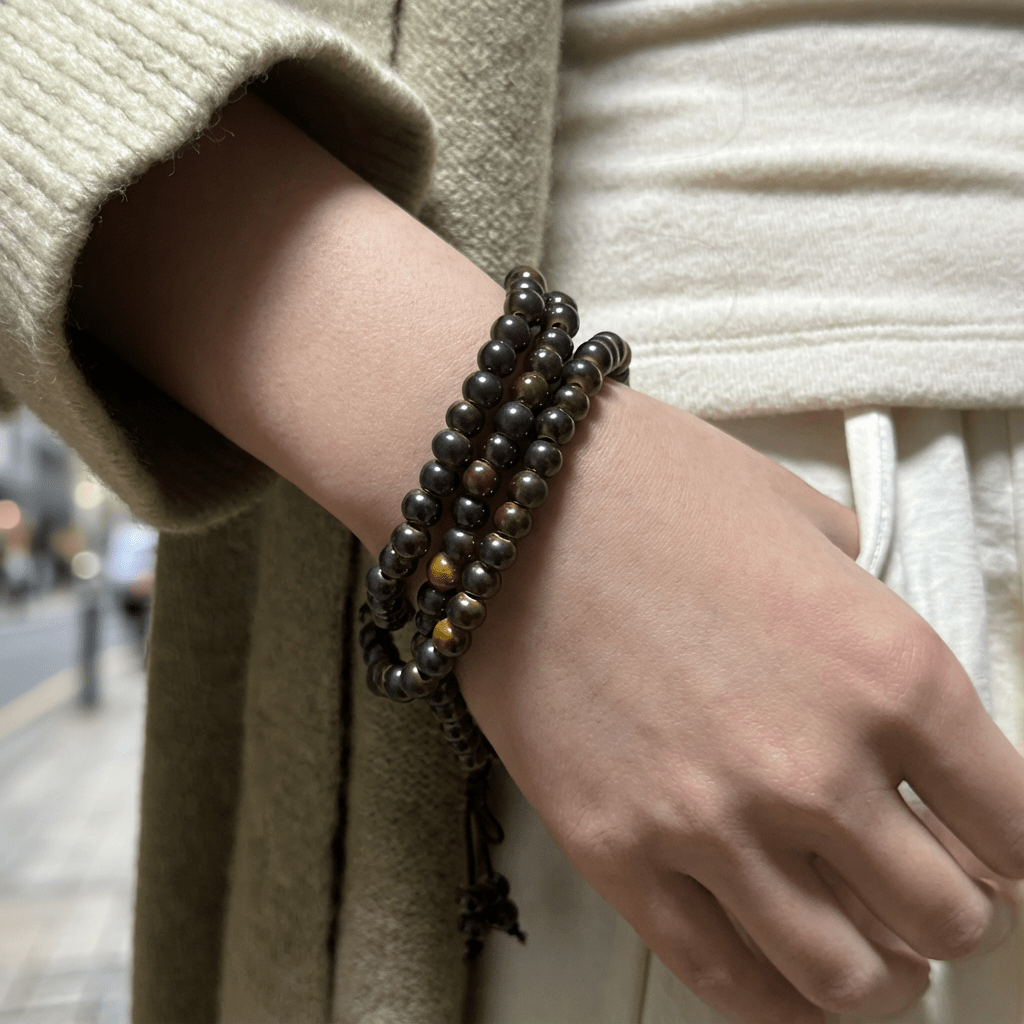 Redynasty 108-Bead Ceramic Triple-Wrap Bracelet – Jingdezhen Glaze Series