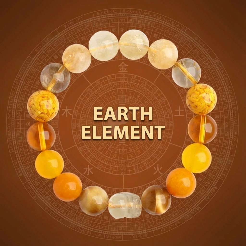 Redynasty Earth Element Pixiu Grounding Bracelet – Stability & Protection