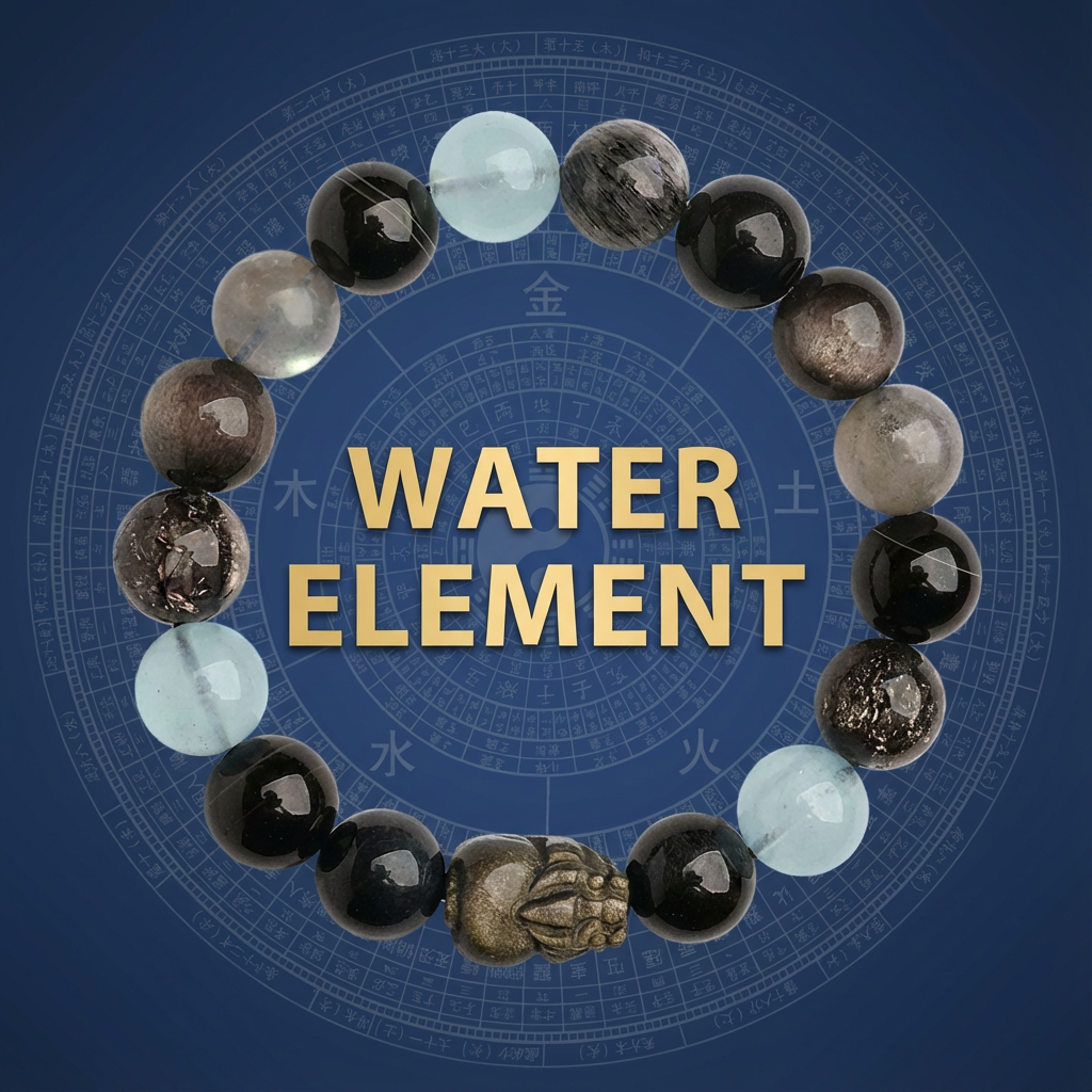 Redynasty Water Element Pixiu Flow Bracelet – Calm & Intuition