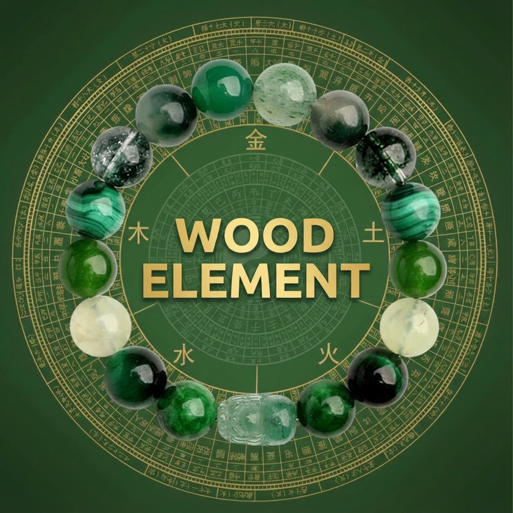 Redynasty Wood Element Pixiu Growth Bracelet – Renewal & Creativity