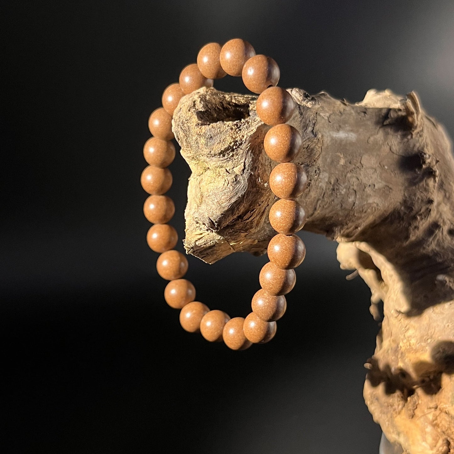 Jasmine Oolong Aromatic Bracelet — Sandalwood Beads | Redynasty