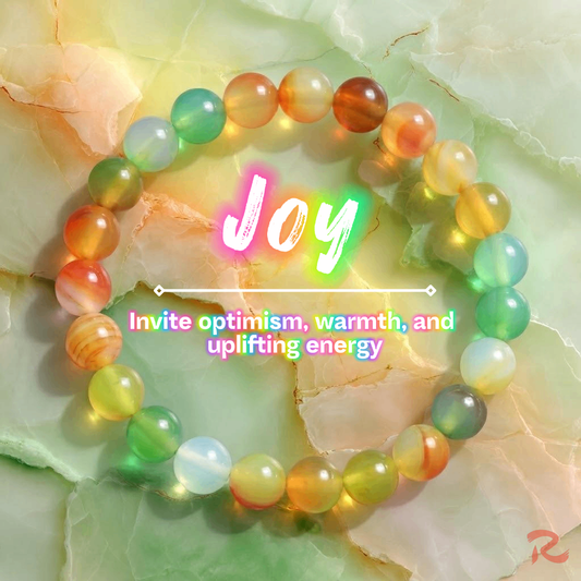 Redynasty Joy Energy Stone Bracelet - Multicolor Chalcedony