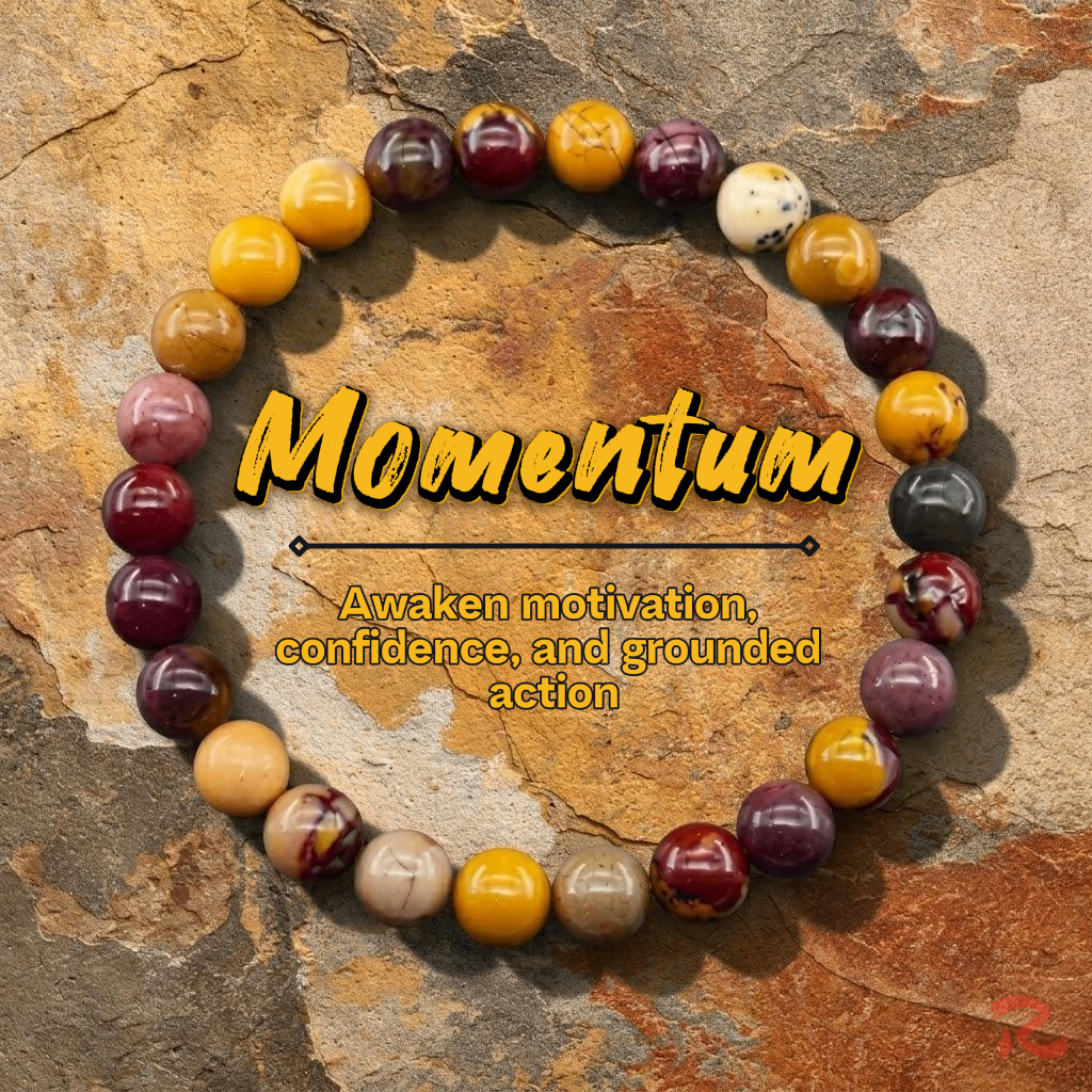 Redynasty Momentum Energy Stone Bracelet - Mookaite Jasper