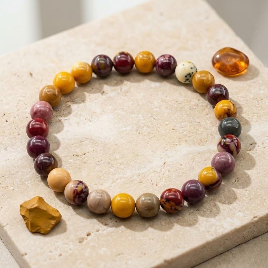 Redynasty Momentum Energy Stone Bracelet - Mookaite Jasper