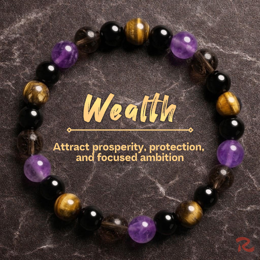 Redynasty Wealth Energy Stone Bracelet