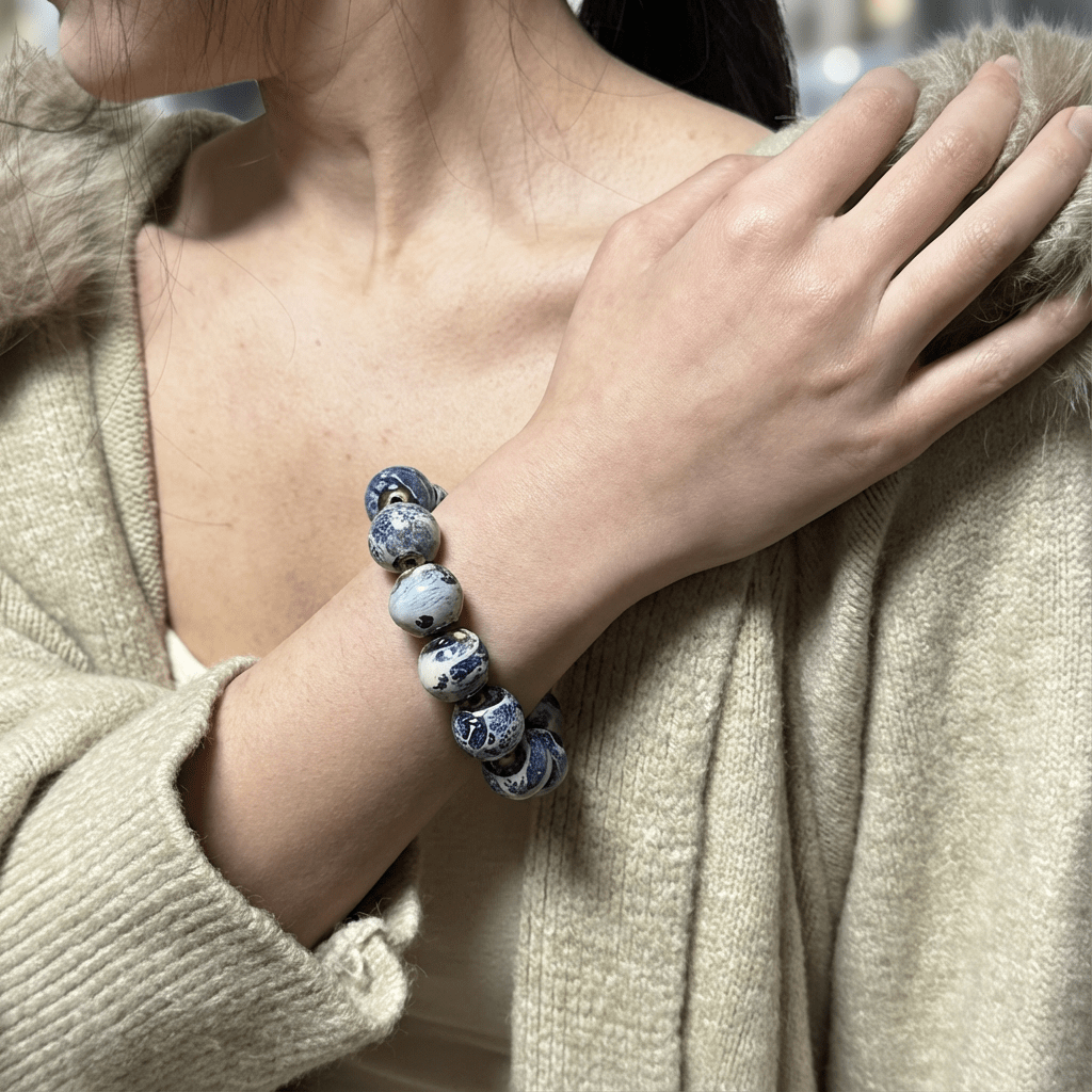 Redynsty Ceramic Bead Bracelet – Single Strand