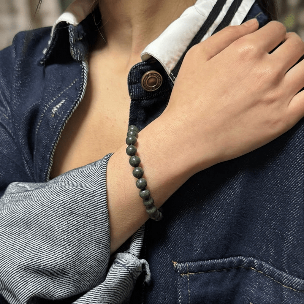 Green Scale Hundred Herbs Aroma Bracelet — Peppermint & Borneol | Redynasty