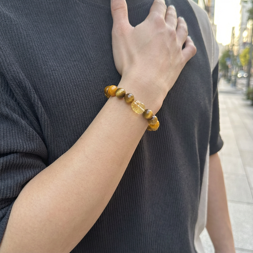 Redynasty Earth Element Pixiu Grounding Bracelet – Stability & Protection