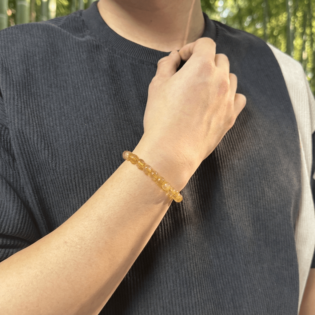 Redynasty Metal Element – Golden Citrine Fortune Crystal Bracelet