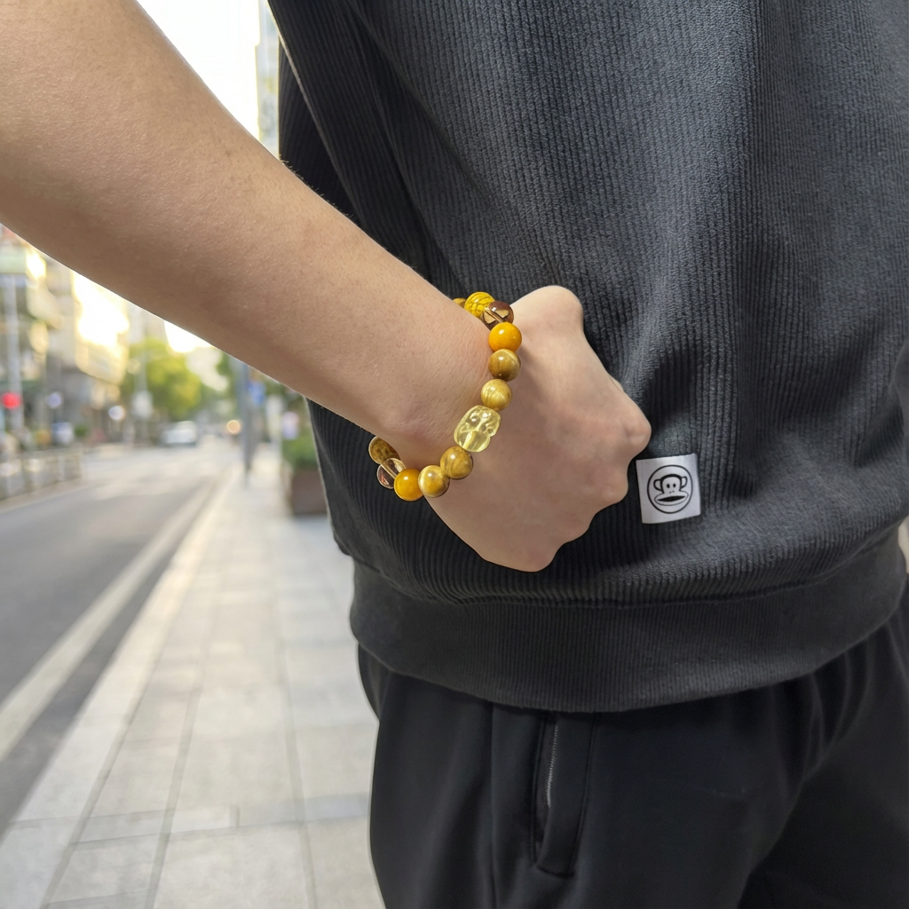 Redynasty Earth Element Pixiu Grounding Bracelet – Stability & Protection
