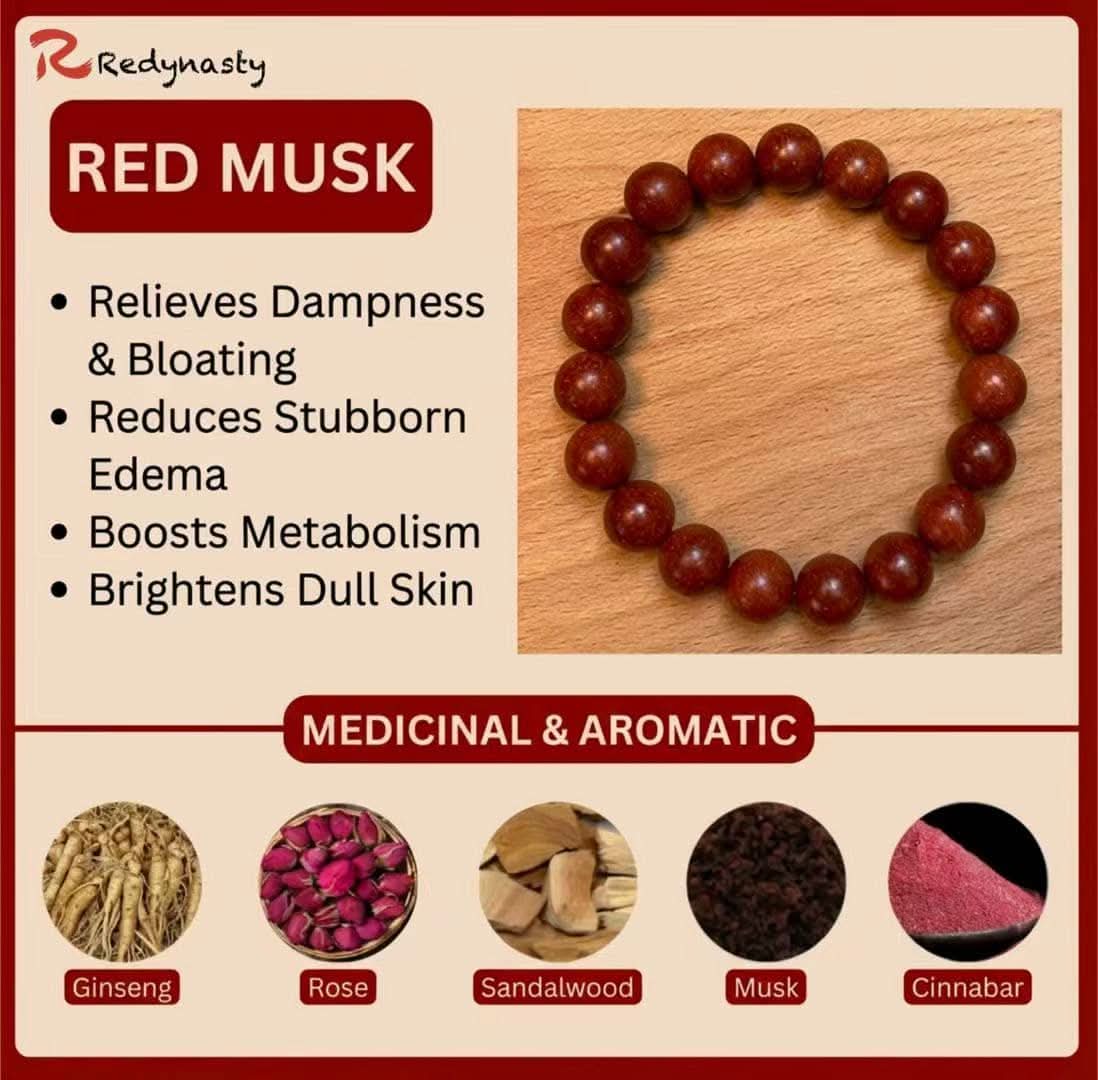 Redynasty Red Musk Vital Warmth Bracelet